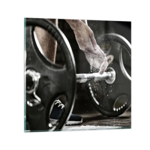 Tablou pe sticlă - Provocare acceptată! - 30x30 cm