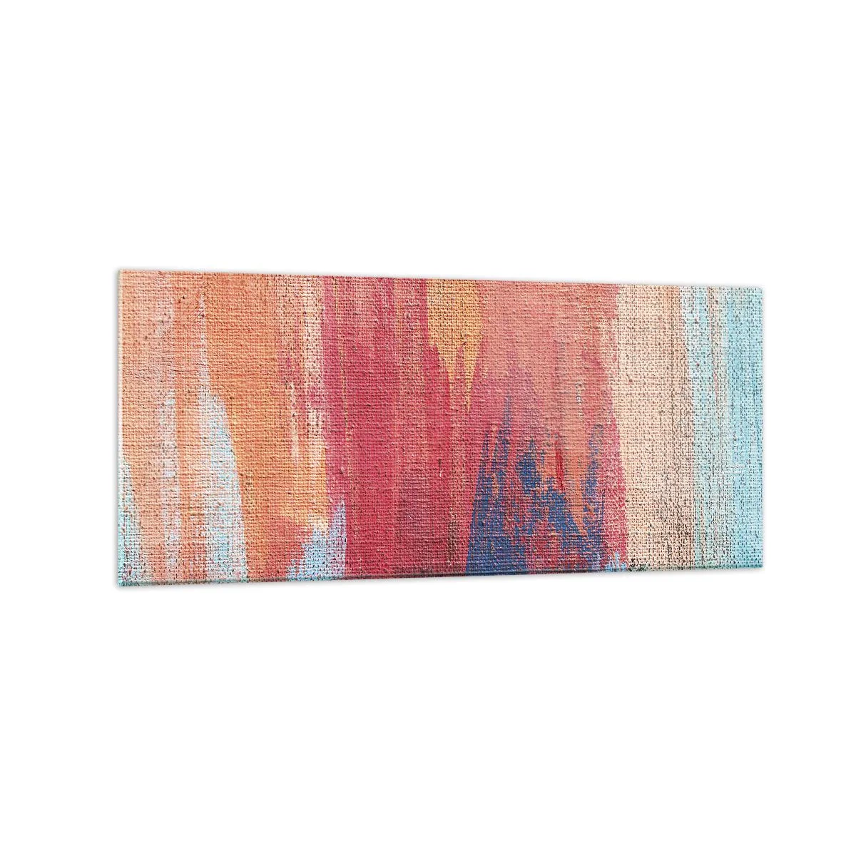 Tablou pe sticlă - Plutind prin curcubeu - 120x50 cm
