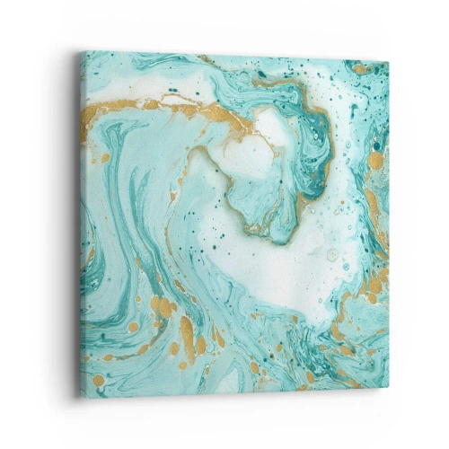 Tablou pe pânză - Sub marele val al perioadei Edo - 40x40 cm