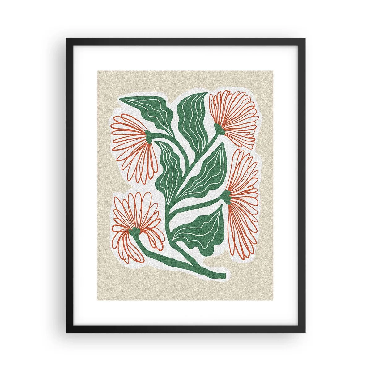 Poster în ramă neagră - Folclor modern - 40x50 cm