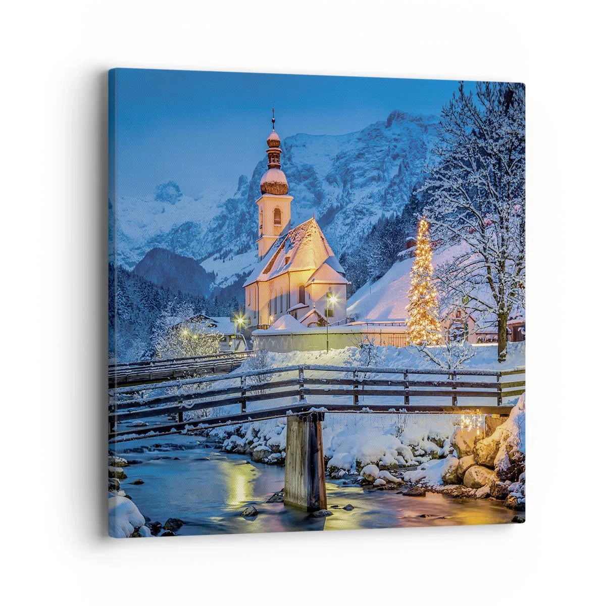 Tablou pe pânză - Spiritul Crăciunului - 40x40 cm