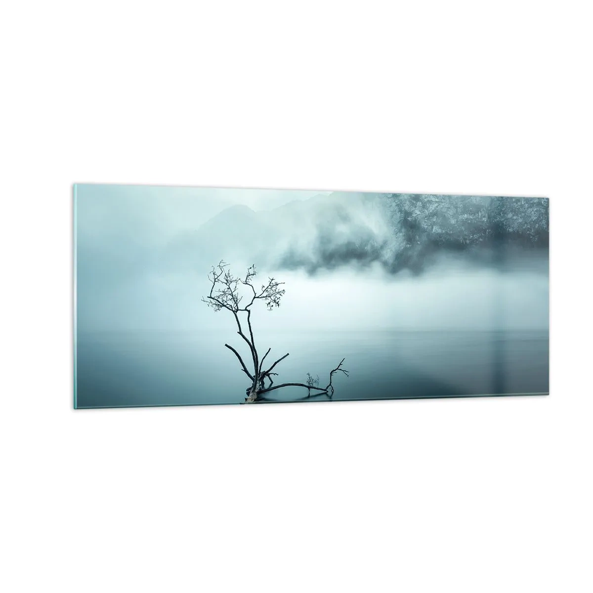 Tablou pe sticlă - Din apă și ceață - 100x40 cm