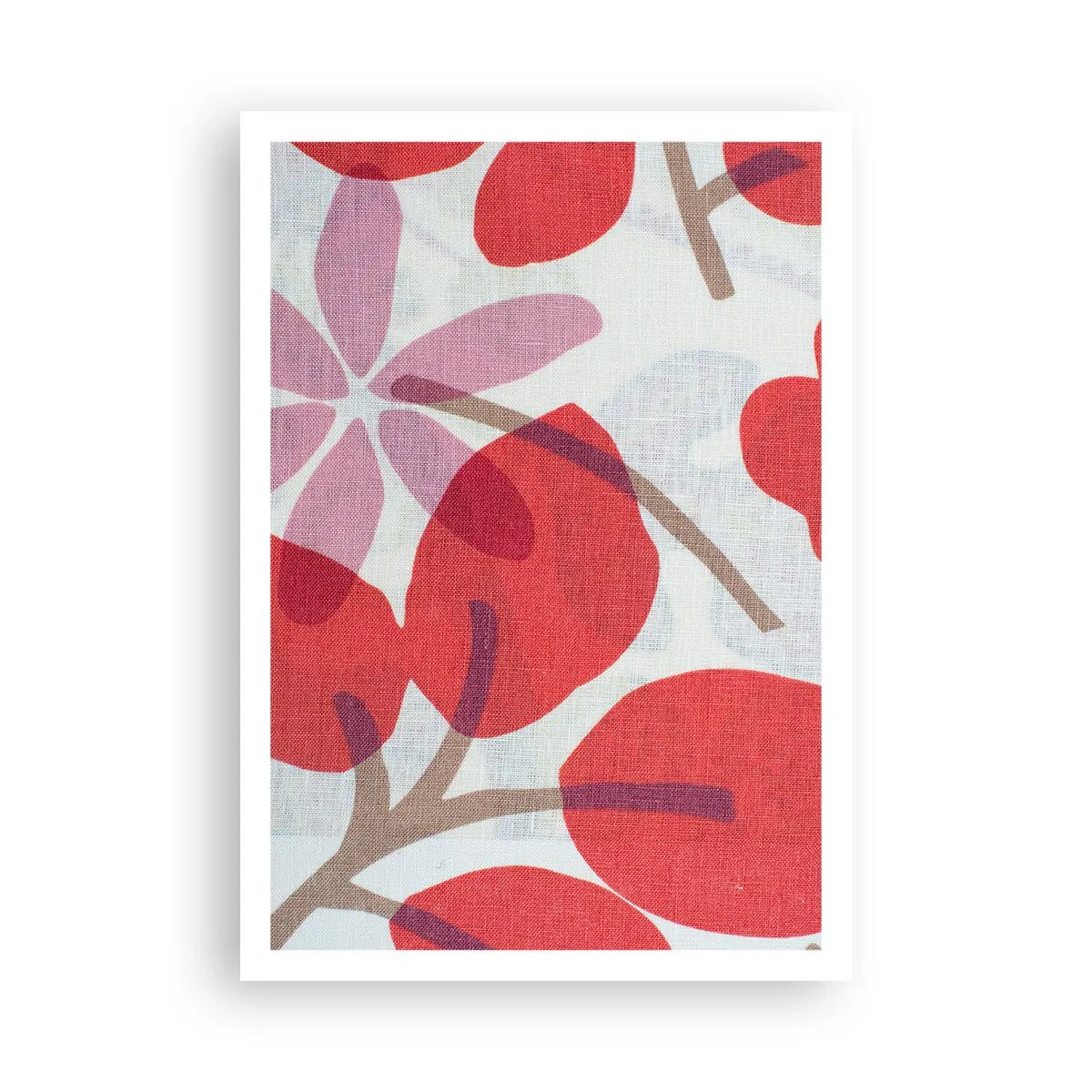 Poster - Aranjament floral în roz - 70x100 cm