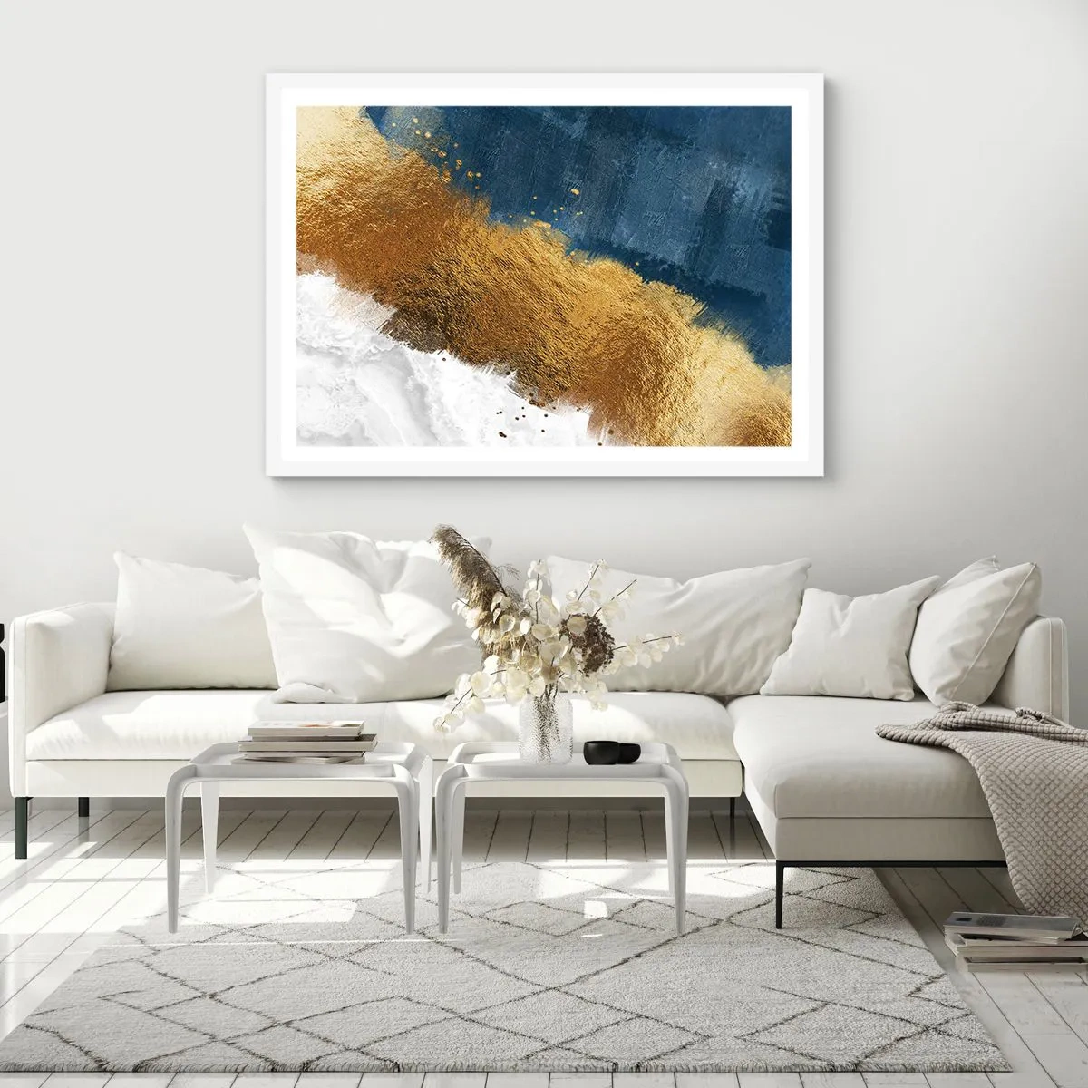 Poster în ramă albă - Culorile verii - 91x61 cm