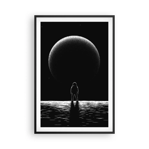 Poster în ramă neagră - Față în față - 61x91 cm