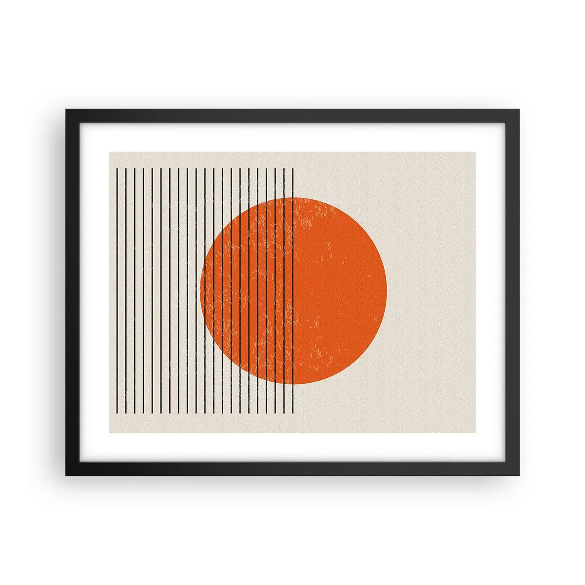 Poster în ramă neagră - Întotdeauna soarele - 50x40 cm