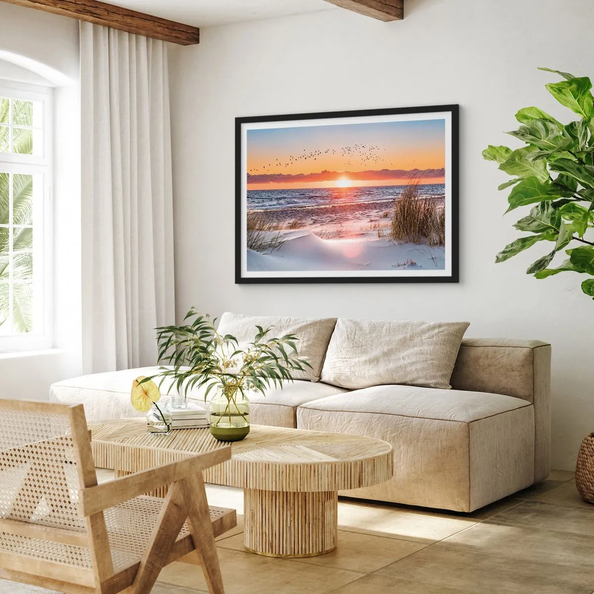 Poster în ramă neagră - Peisaj orizontal - 50x40 cm