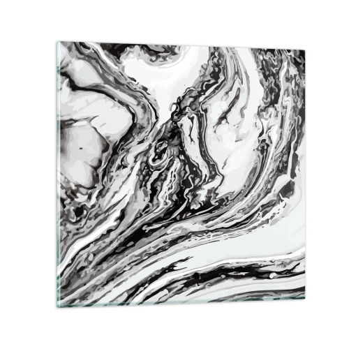 Tablou pe sticlă - La început a fost haos - 40x40 cm