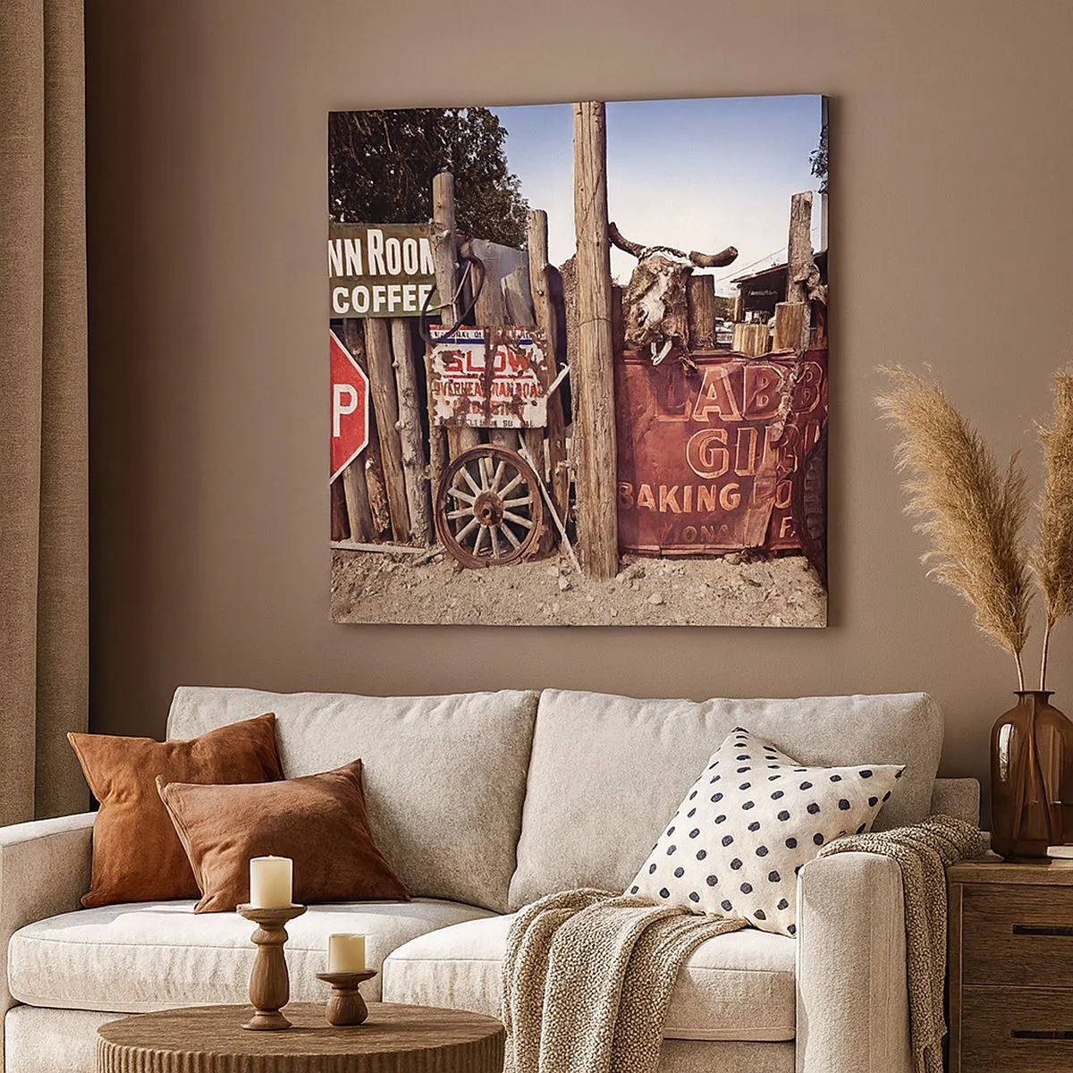 Tablou pe pânză - Iar timpul s-a oprit - 30x30 cm