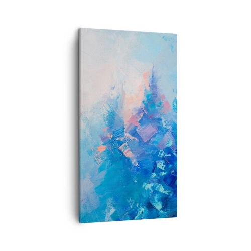 Tablou pe pânză - Abstracție de iarnă - 45x80 cm