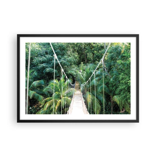 Poster în ramă neagră - Welcome to the jungle! - 70x50 cm