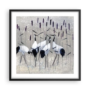 Poster în ramă neagră - Printre ai tăi - 50x50 cm