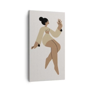 Tablou pe pânză - Forma harului - 45x80 cm