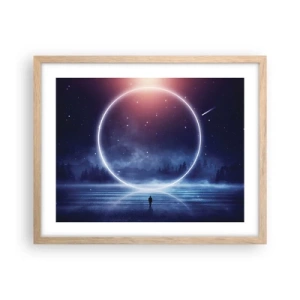 Poster în ramă de stejar deschis - Ei sunt deja aici... - 50x40 cm