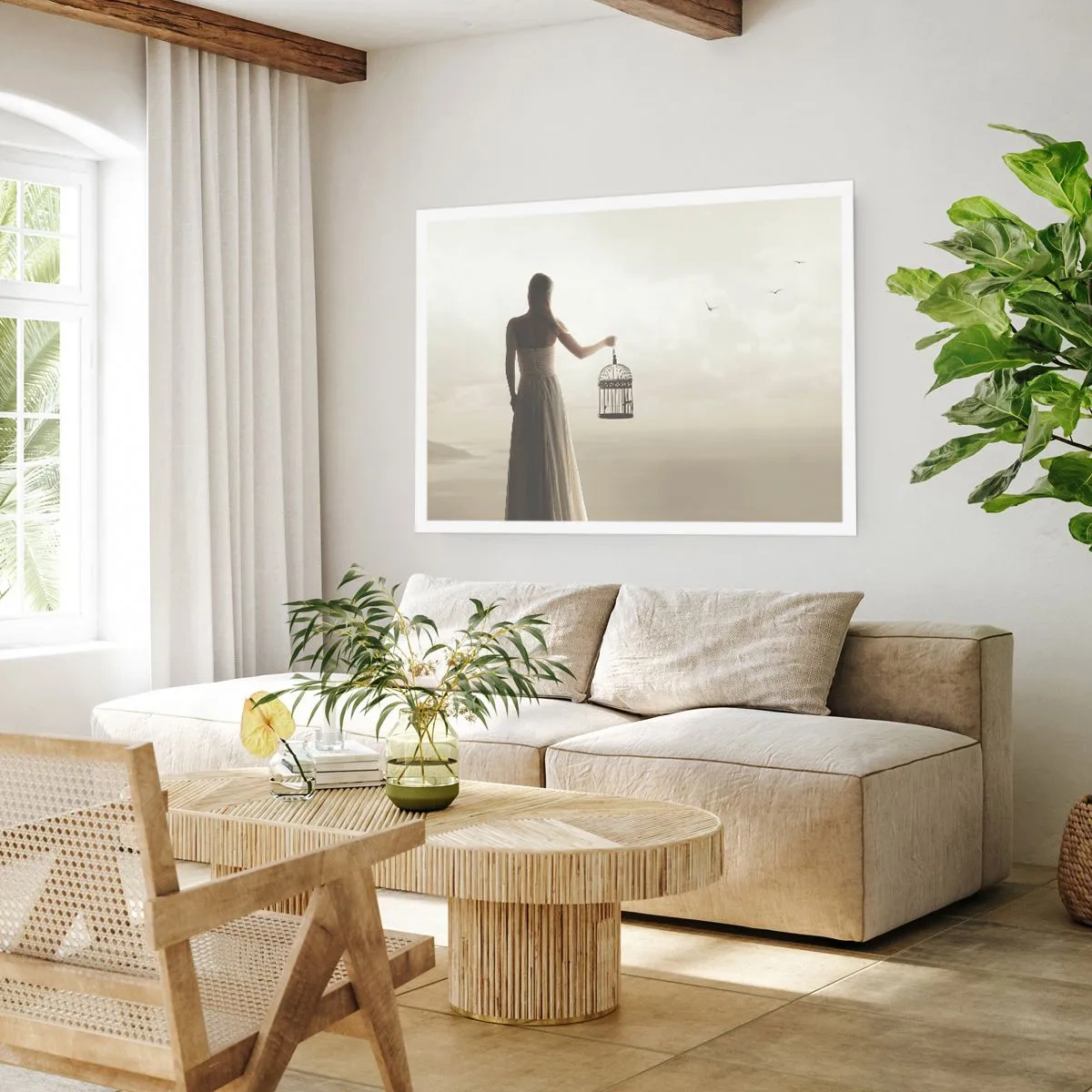 Poster - Fii liberă - 70x50 cm