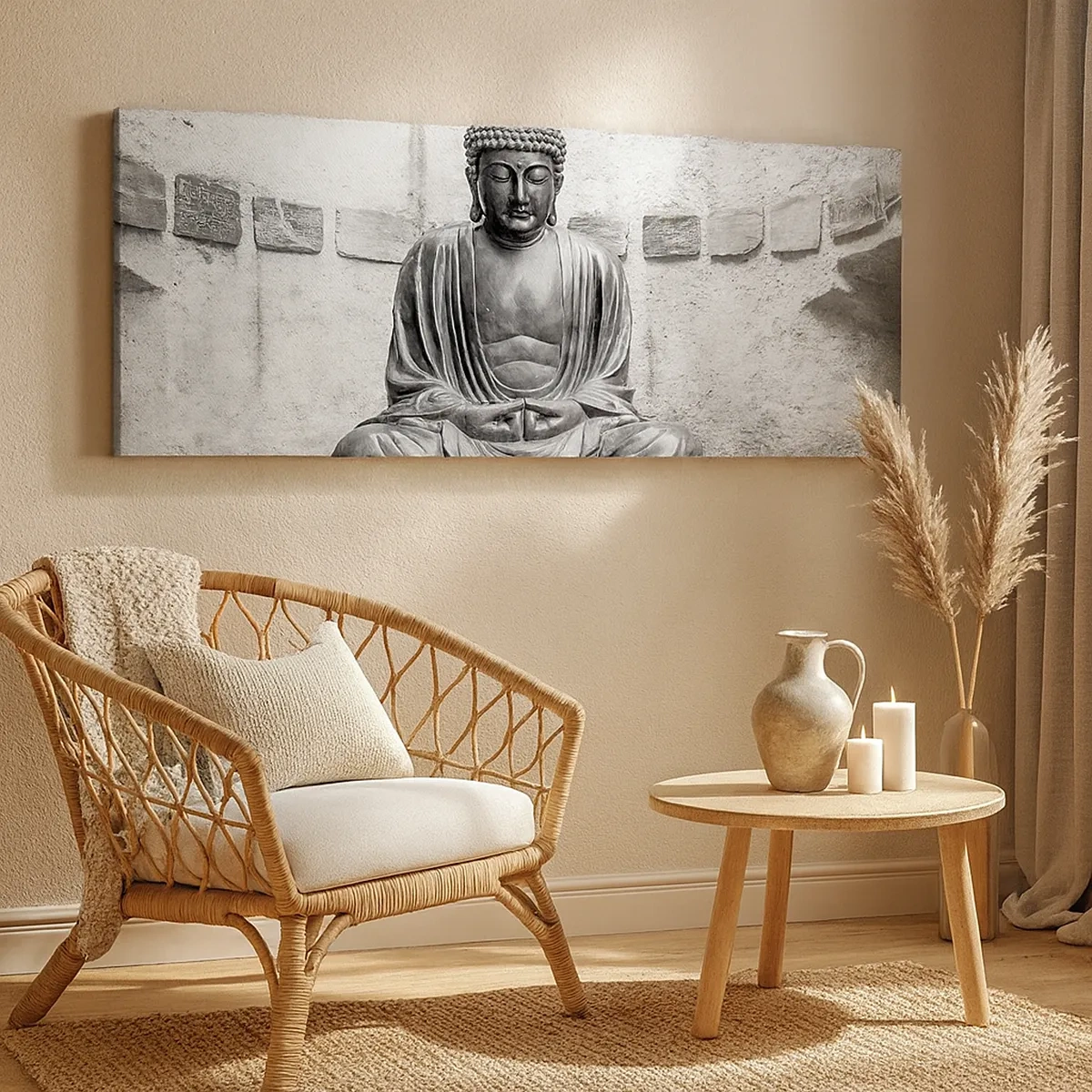 Tablou pe pânză - La sursa păcii - 30x30 cm