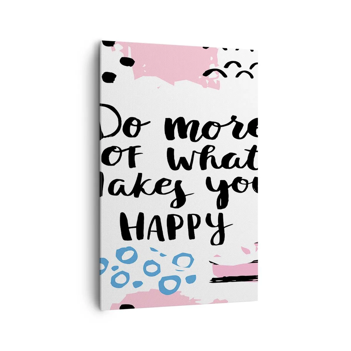 Tablou pe pânză - Cum să fii fericit - 80x120 cm