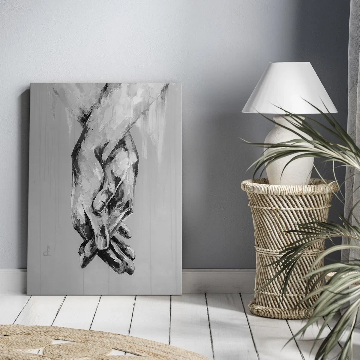 Tablou pe pânză - Începutul... - 50x70 cm