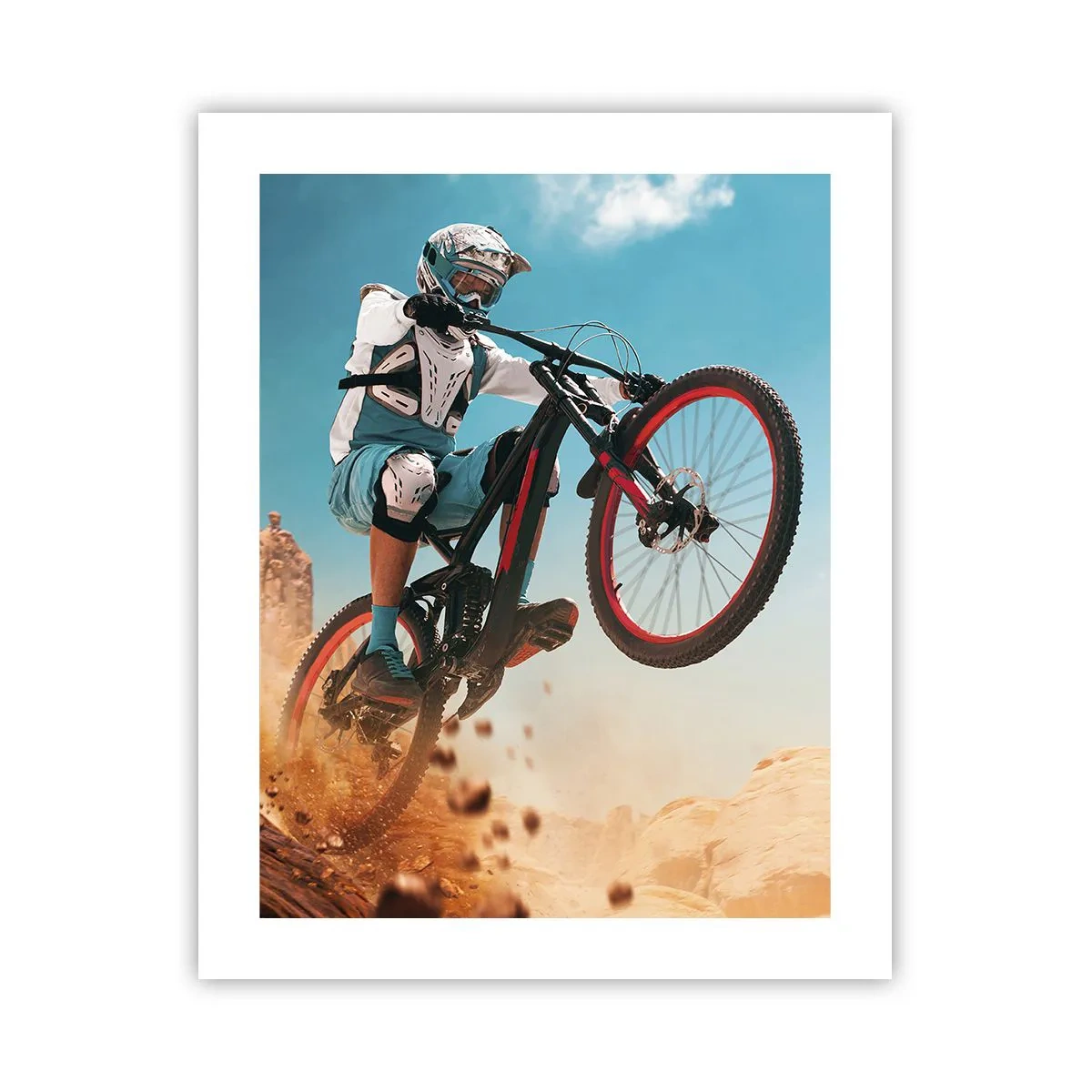 Poster - Nebunia demonului bicicletei - 40x50 cm