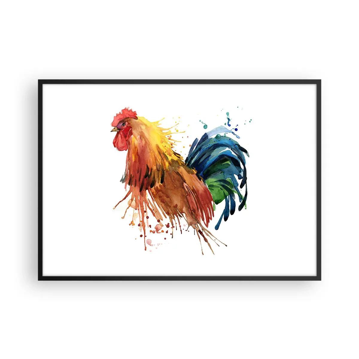 Poster în ramă neagră - Haina regală, mândria regală - 100x70 cm
