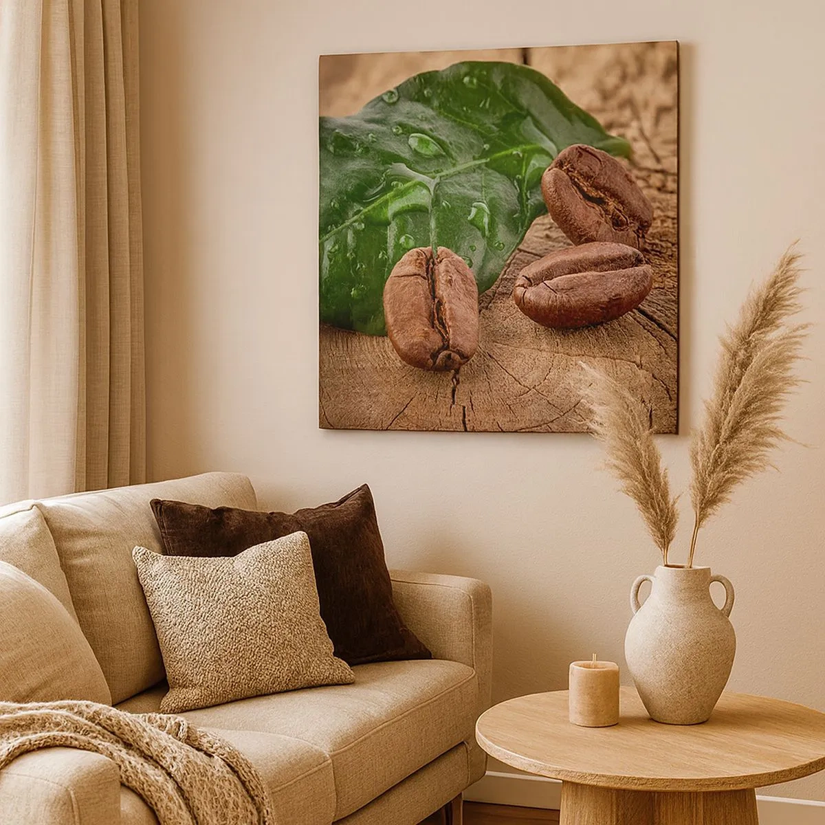 Tablou pe pânză - Cea mai adevărată și închisă la culoare - 30x30 cm