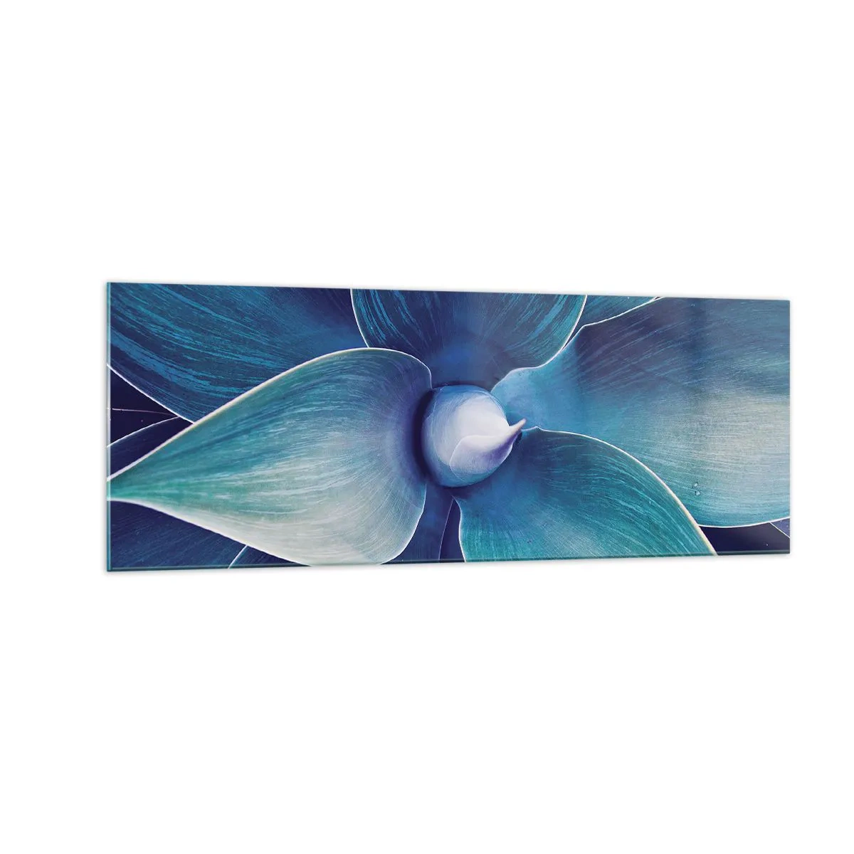 Tablou pe sticlă - A furat albastrul de la cer - 140x50 cm