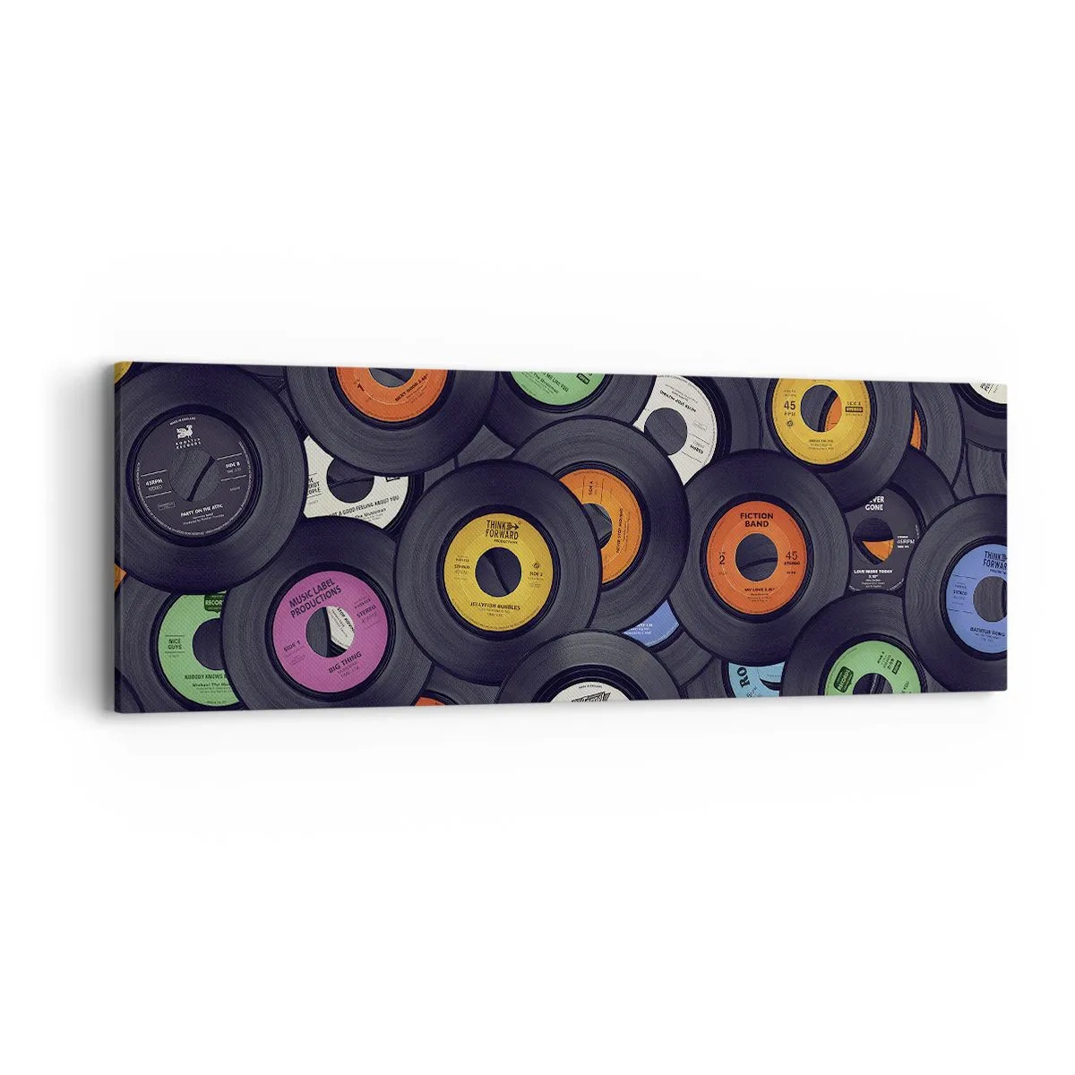 Tablou pe pânză - Culorile clasicilor - 90x30 cm