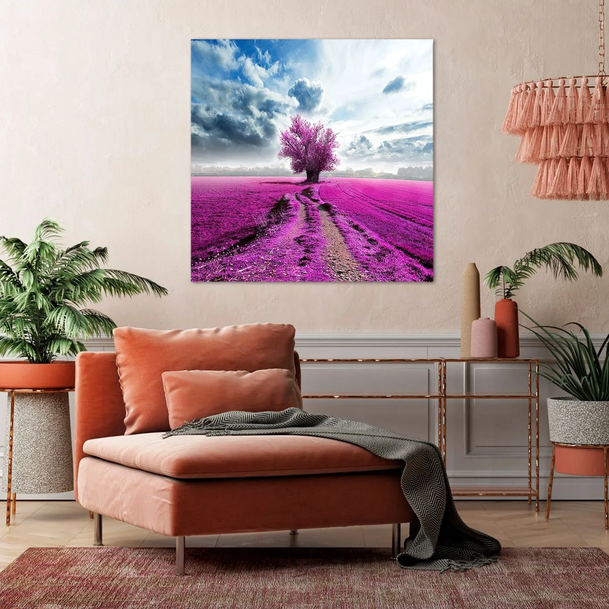 Tablou pe pânză - Câmpul cu iarbă neagră - 50x50 cm