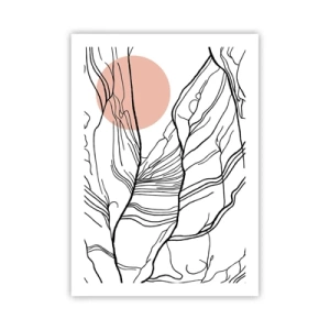 Poster - Într-o rețea de crengi - 50x70 cm