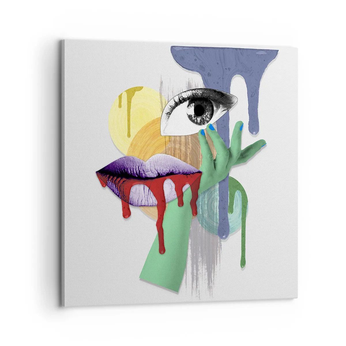 Tablou pe pânză - Portret deconstruit - 60x60 cm