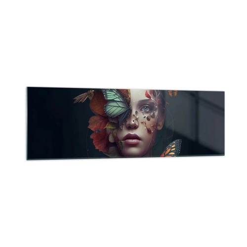 Tablou pe sticlă - Transformare minunată - 160x50 cm