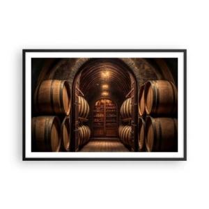 Poster în ramă neagră - Beciul cu atmosferă - 91x61 cm