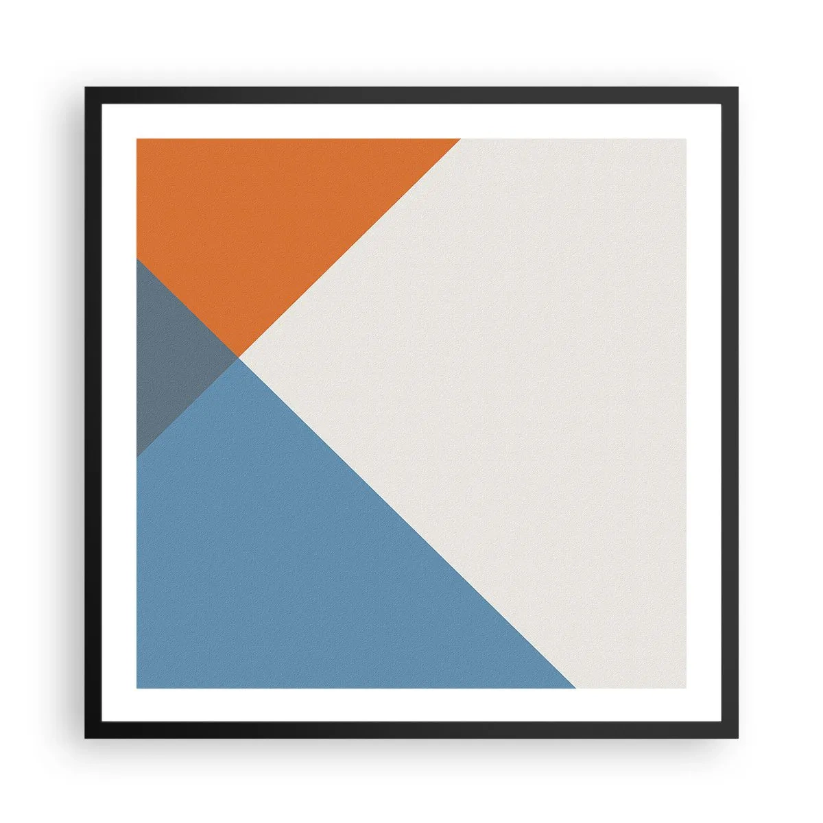 Poster în ramă neagră - La un unghi drept - 60x60 cm
