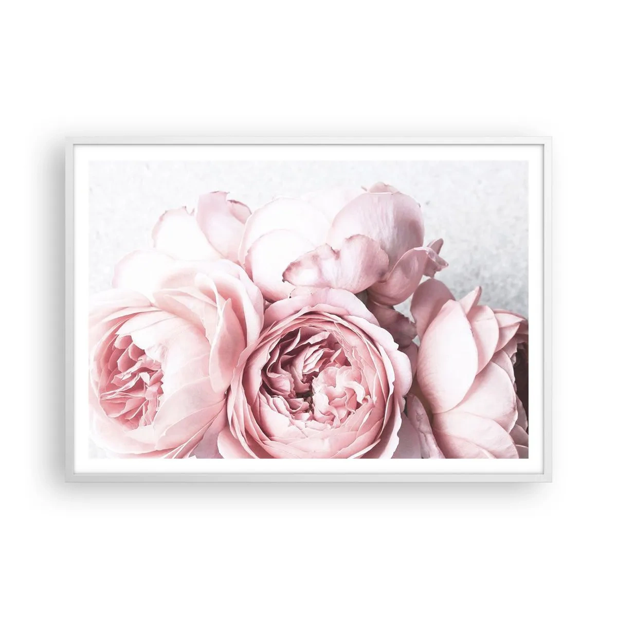 Poster în ramă albă - Pentru romantici - 100x70 cm