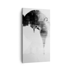 Tablou pe pânză - Pe ambele părți ale geamului - 45x80 cm