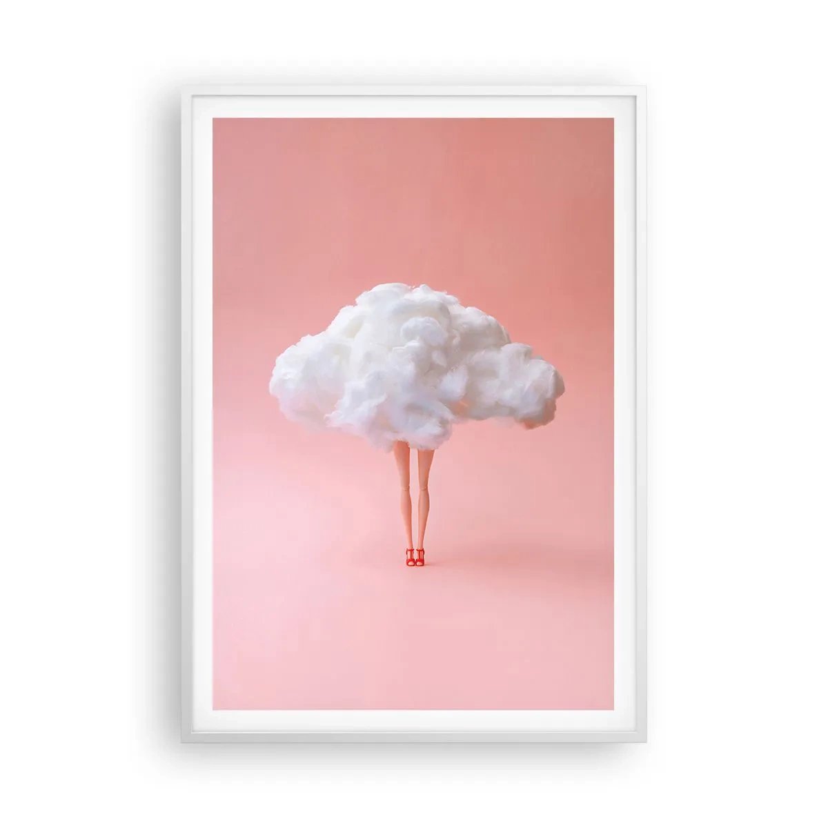 Poster în ramă albă - Dulce promisiune - 70x100 cm