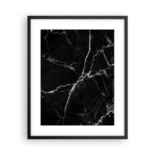 Poster în ramă neagră - Viața secretă a unei pietre - 40x50 cm