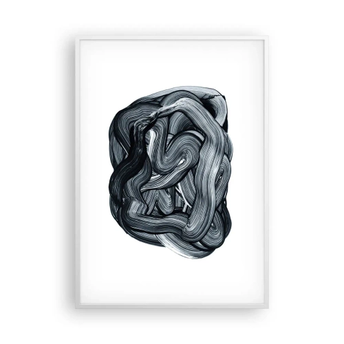 Poster în ramă albă - Nu este atât de simplu - 70x100 cm