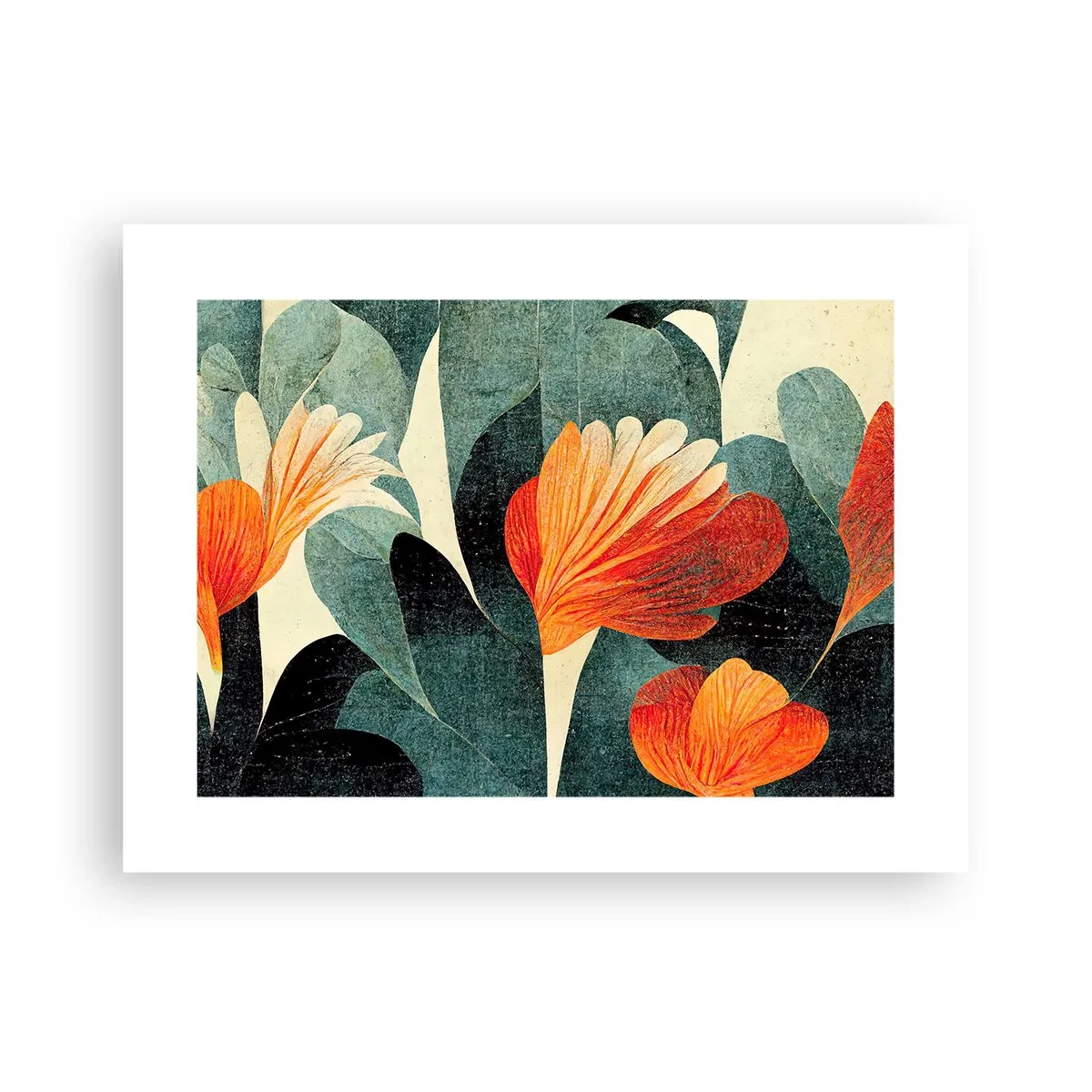 Poster - Căldura de la tropice și răcoarea verdeței - 40x30 cm
