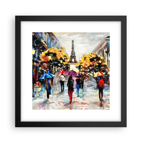 Poster în ramă neagră - Deosebit de frumos în toamnă - 30x30 cm