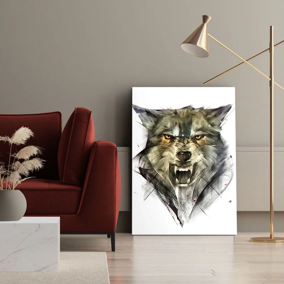 Tablou pe pânză - Nici un pas! - 45x80 cm
