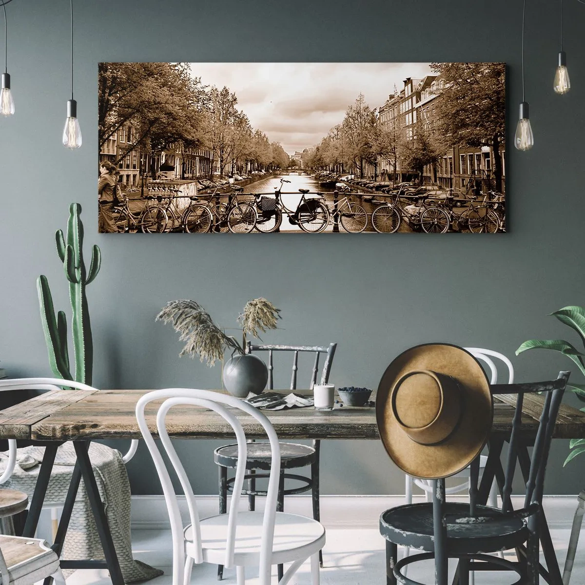 Tablou pe pânză - Atmosfera olandeză - 90x30 cm