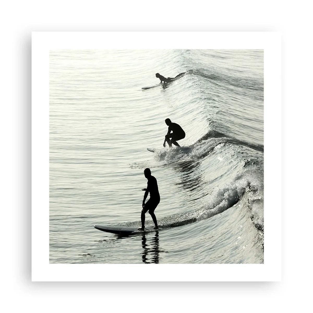 Poster - Pentru a întâmpina valul - 50x50 cm