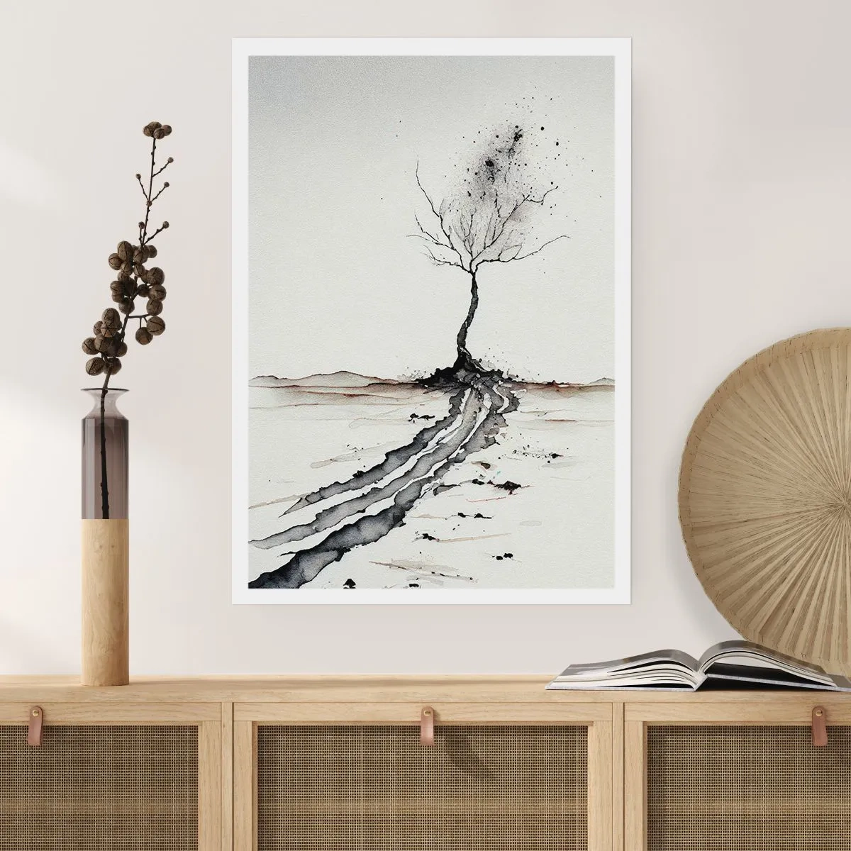 Poster - Melancolie de iarnă - 40x50 cm