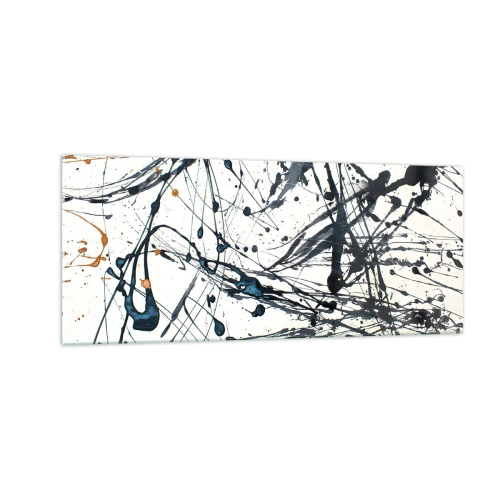 Tablou pe sticlă - Cu sau fără sens? - 100x40 cm