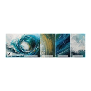 Mostră de Tapet Standard Eco - Portal maritim - Ocean, Val, Bucată - 100x30 cm