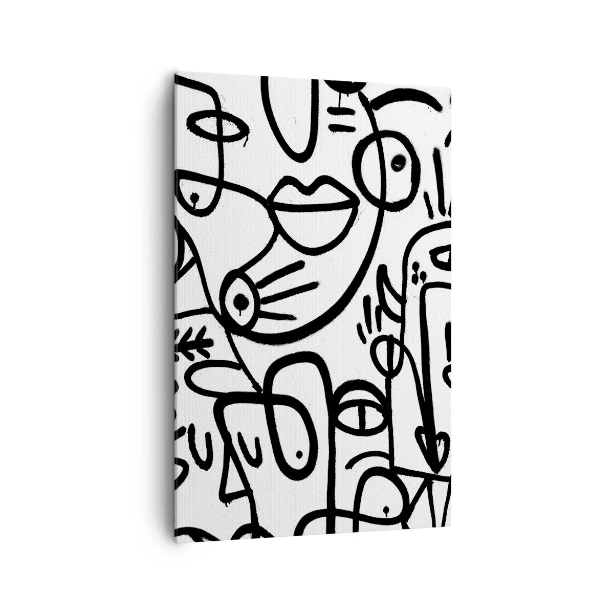 Tablou pe pânză - Chipuri și miraje - 80x120 cm