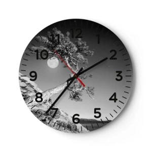 Ceas de perete - Ceas pe sticlă - Războinicul victorios - 40x40 cm