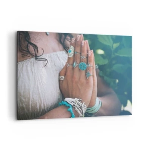 Tablou pe pânză - Bine ați venit în centrul ființei - 100x70 cm