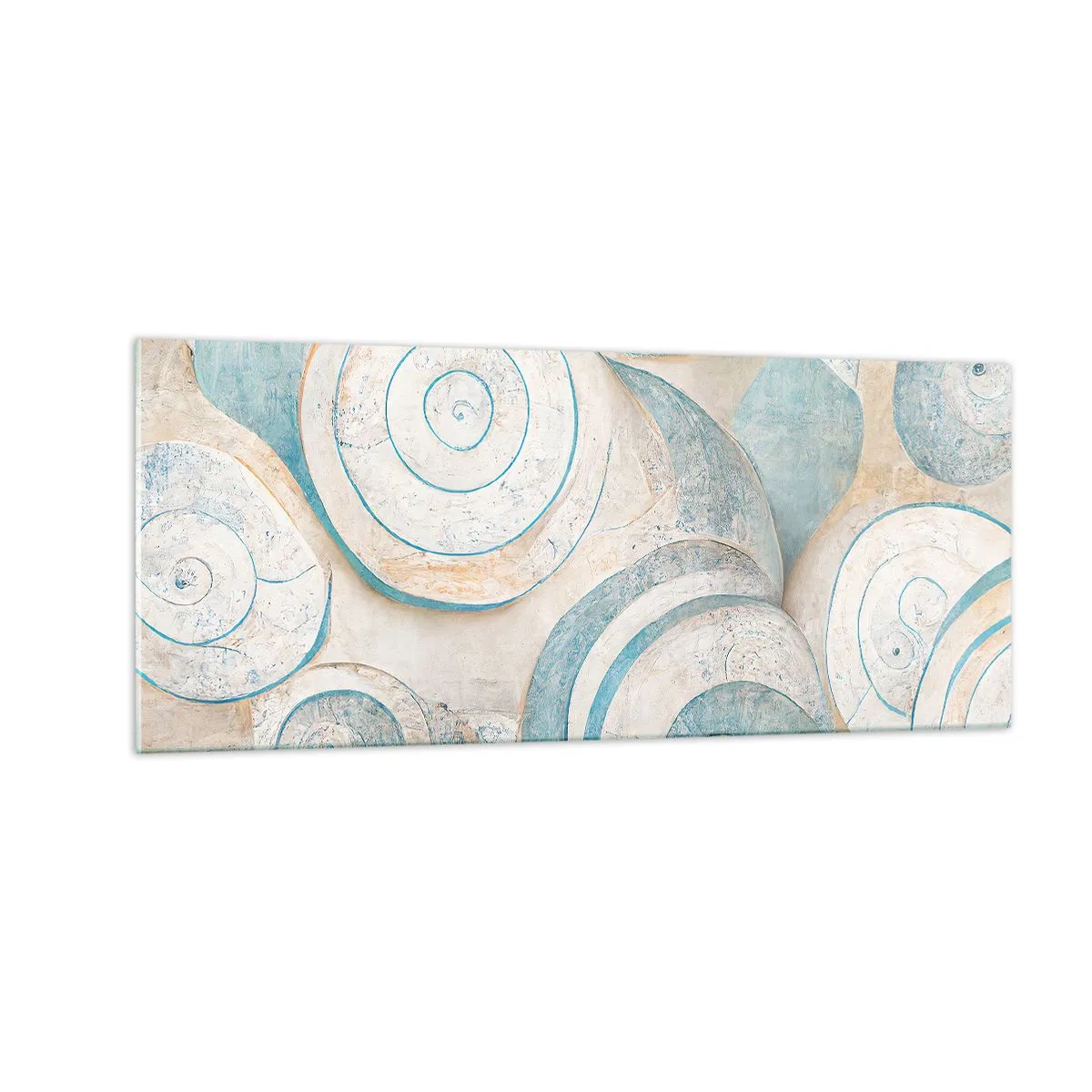 Tablou pe sticlă - Ce ascunde cochilia? - 100x40 cm